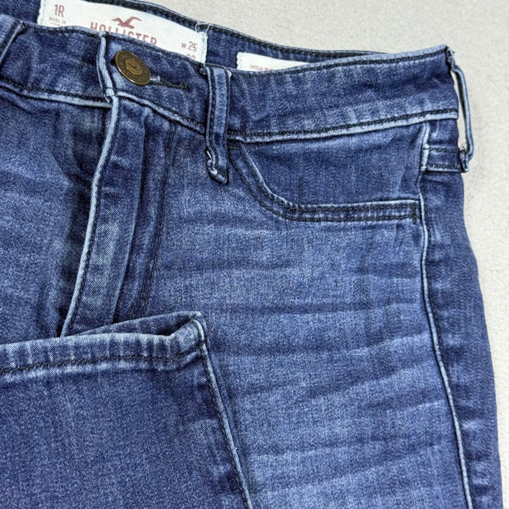 Hollister High Rise Jean Legging Dark Wash Skinny Jeans Blue Womens 1R W25 L28